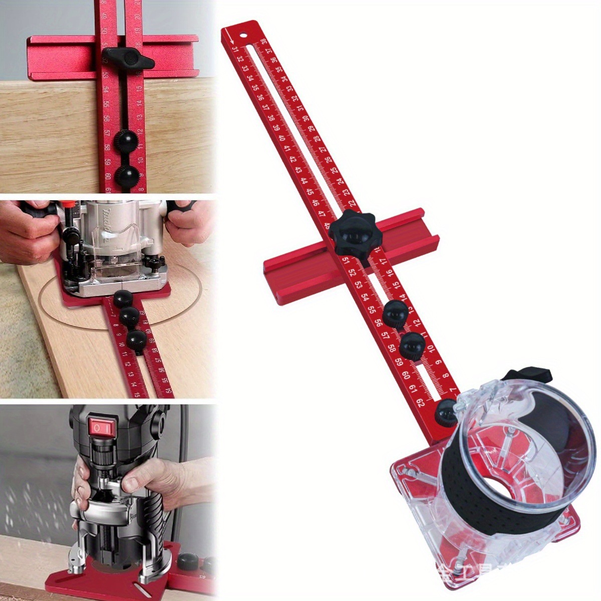 Herramienta auxiliar de apoyo de montaña de corte de carpintero y fresado redondo máquina de corte de bordes máquina de agujero de gong máquina de agujero de lavado agujero de ranura de posicionamiento