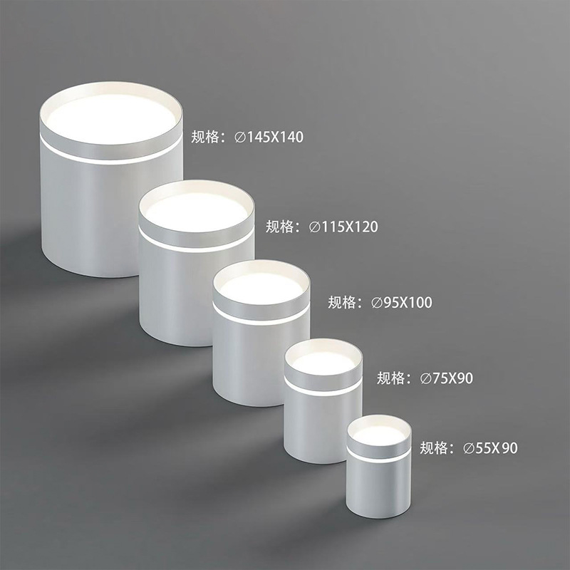 Fábrica directa de lámpara de caída abierta led sala de estar dormitorio pasillo luz sin perforación sin luz principal luz de techo