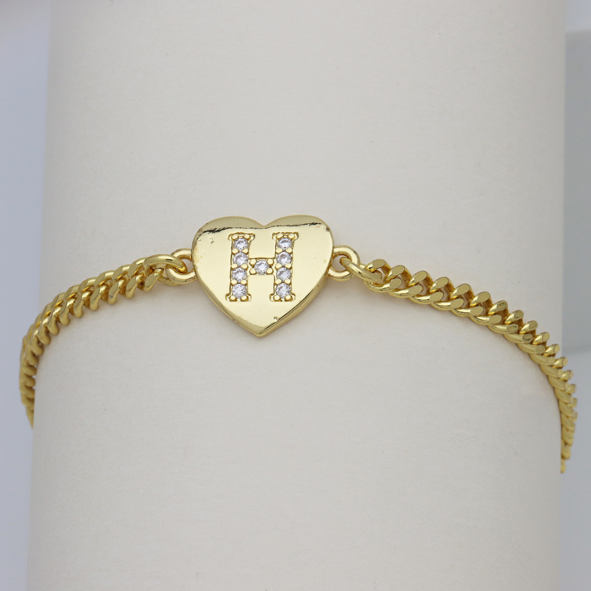8g Weight Copper Pendant Material Zircon Inlay Material Bracelets Classification Copper Chain Material Cuban Link Chain Curb Chain Chain Type 1 Piece Quantity Holiday, Banquet, Selfie Occasion Copper Material Letter, Heart Shape Pattern All Seasons Season Women's Gender Inlay Design Casual, Elegant, Lady Style Wholesale Jewelry Casual Elegant Lady Letter Heart Shape Copper Zircon Inlay Bracelets Cuban Link Chain Curb Chain 13