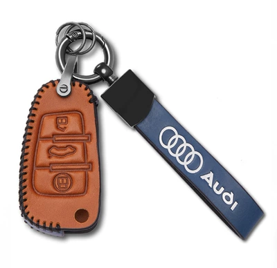 Static Rod/Key Bag – For Audi key set a4l a6l - light-brown-audi-c