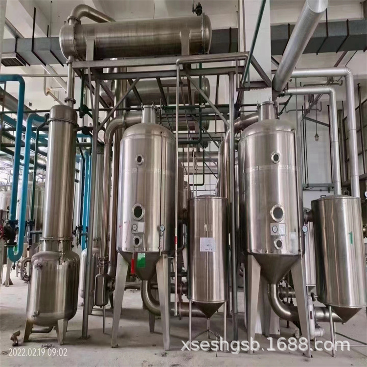 不锈钢蒸发器 mvr蒸发器 强制循环蒸发器 二手不锈钢三效蒸发器