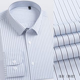 Sọc kẻ nền xám nhạt - Tay dài - Cổ vuông 209