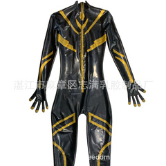 马来西亚进口乳胶紧身衣连体乳胶衣latex全包乳胶衣cos服