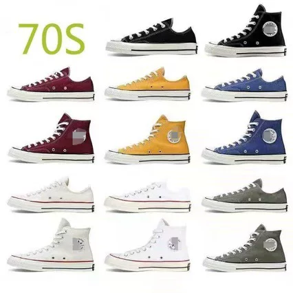 Classic Putian Kang 1970s patriotic canvas high-top sneakers, unisex casual couple style, casual shoes