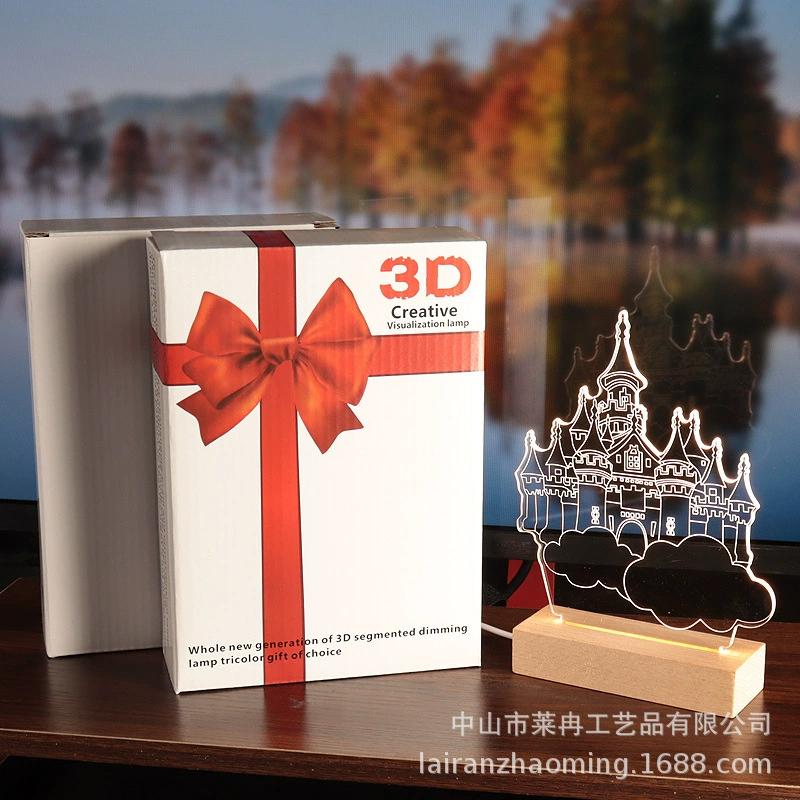 Creative night light, commemorative lights, Birthday gift, 3D