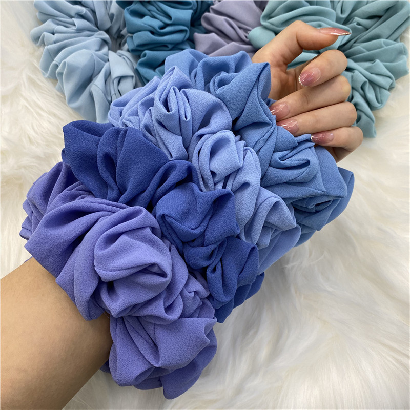 Fashion Solid Color Cloth Handmade Hair Tie 1 Piece display picture 11