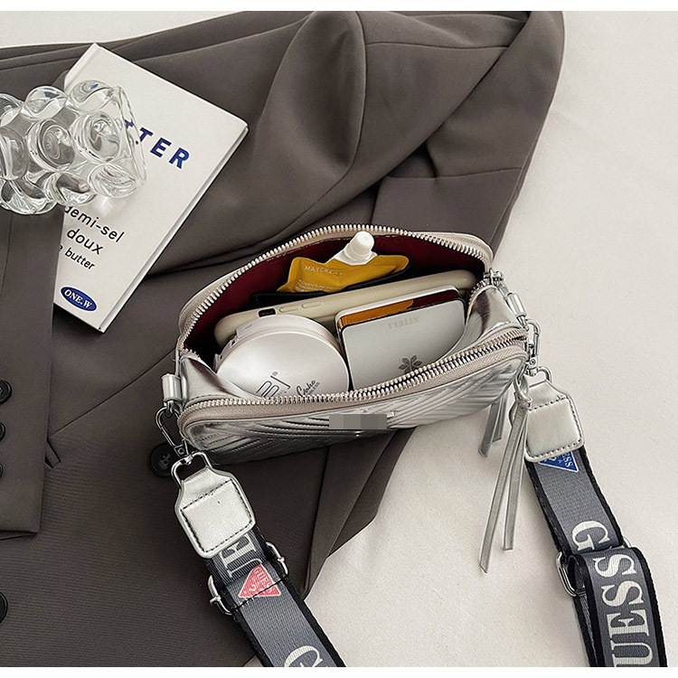 Bolso de hombro transfronterizo tendencia de la moda femenina tira de rombos bolso cuadrado pequeño casual todo-fósforo sentido de alta gama bolso de mensajero de estilo europeo y americano