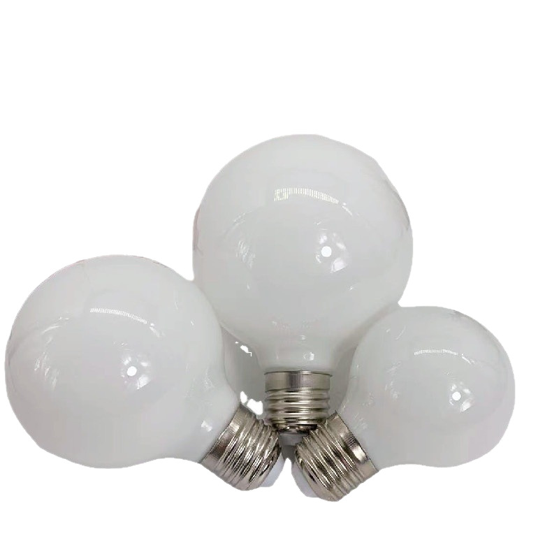 Bombilla LED Dragon Ball G80 Luz de tres colores que cambia la decoración del hogar E27 tornillo boca luz cálida luz natural bombilla redonda