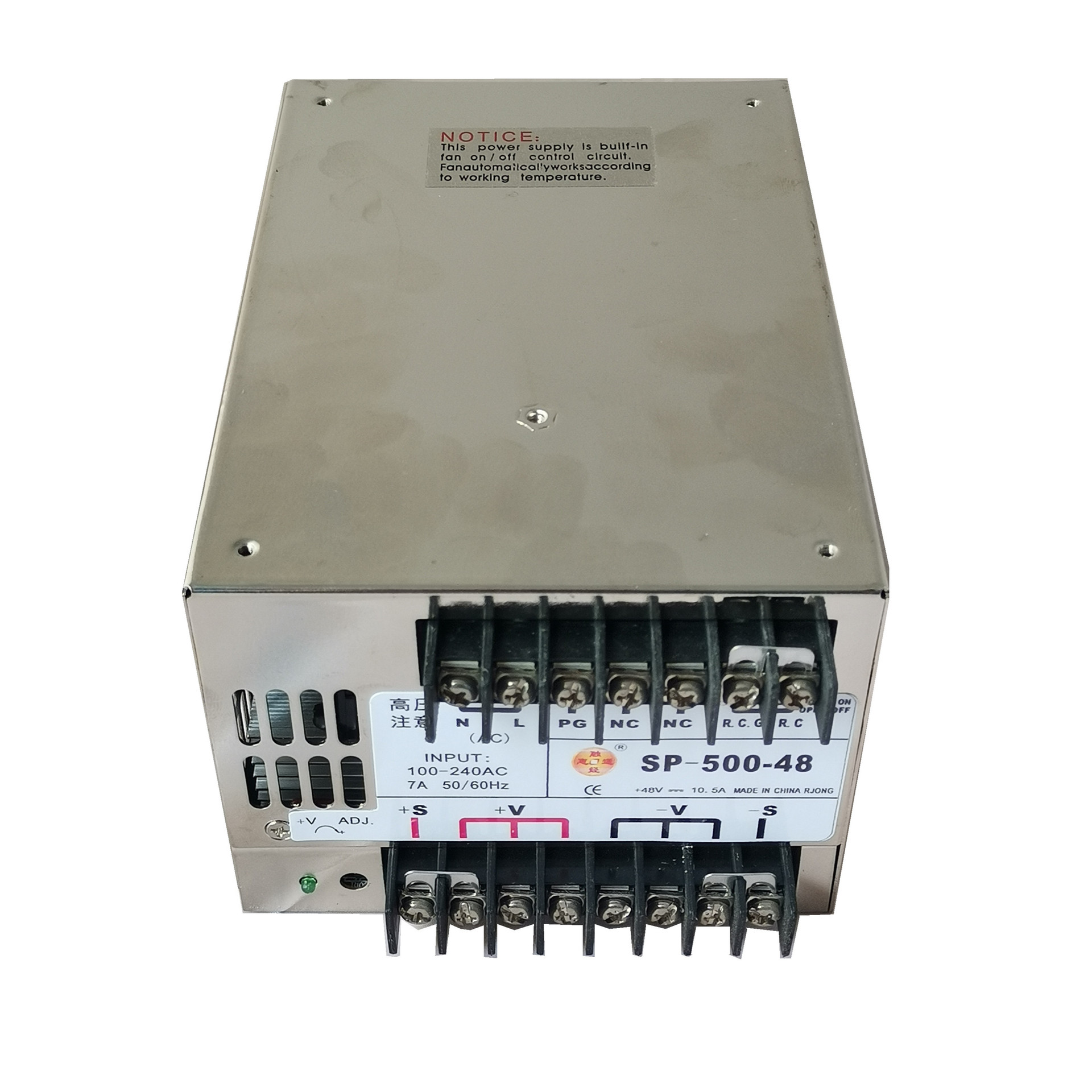 SP-500-24 带PFC宽电压(直流220V)输入500W24V21A工控开关电源-阿里巴巴