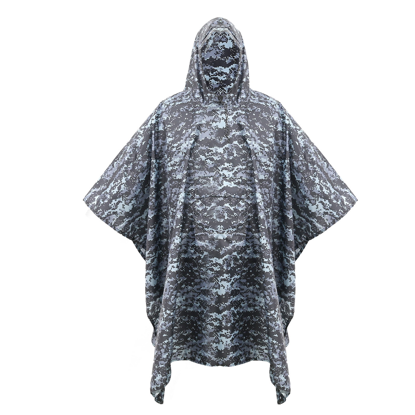 Capa impermeable multifunción tres en uno - Poncho ligero y duradero para exteriores, toldo/alfombra de suelo, para caminatas/senderismo