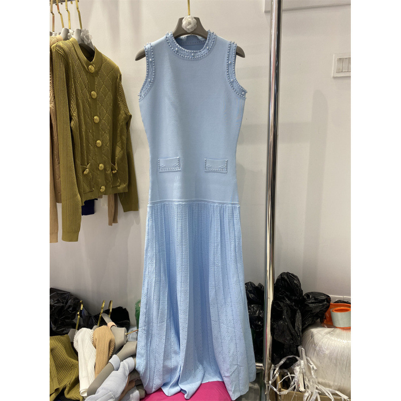 long summer dress sleevless