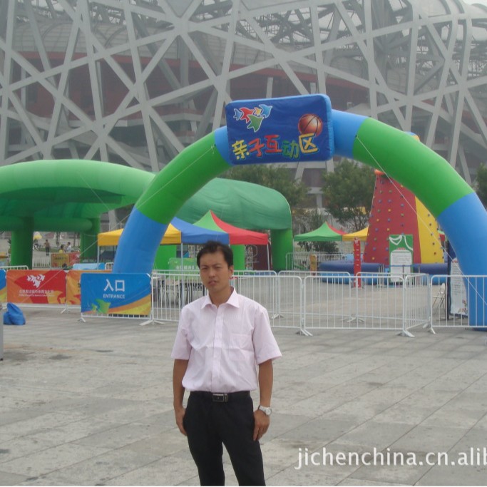 半圆形充气拱门 彩虹门 加印LOGO充气拱门气模 抗拉力牛津面气模