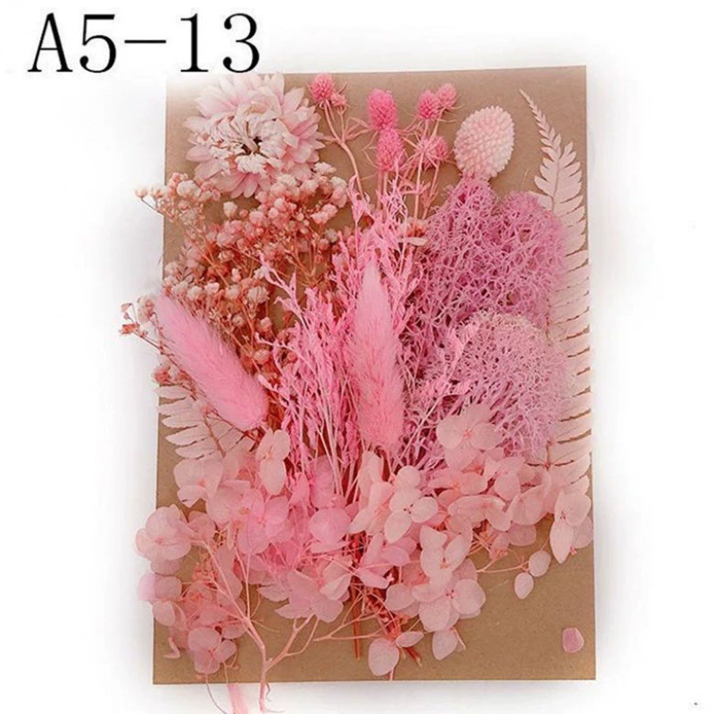 Materials set, postcard flower-shaped, handmade, bouquet, wholesale