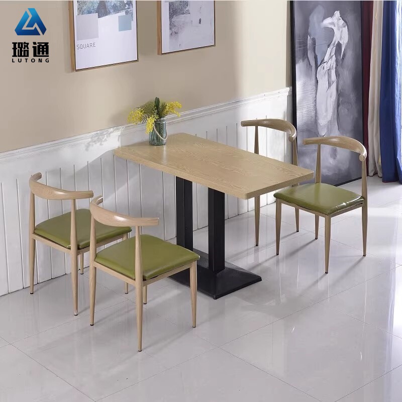 Fast food dining table and chair set for factories, school cafeterias, stainless steel separate dining tables, commercial tables and chairs for milk tea shops and noodle restaurants Fast food dining table and chair set for factories, school cafeterias, stainless steel separate dining tables, commercial tables and chairs for milk tea shops and noodle restaurants