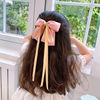 Hairgrip with bow, hairpin, hairpins, Japanese hair accessory, internet celebrity