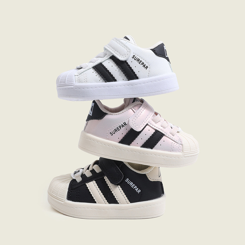 Boys' fashion sneakers, new spring and autumn children's shoes, versatile shell-toe white shoes, girls' breathable running shoes Boys' fashion sneakers, new spring and autumn children's shoes, versatile shell-toe white shoes, girls' breathable running shoes