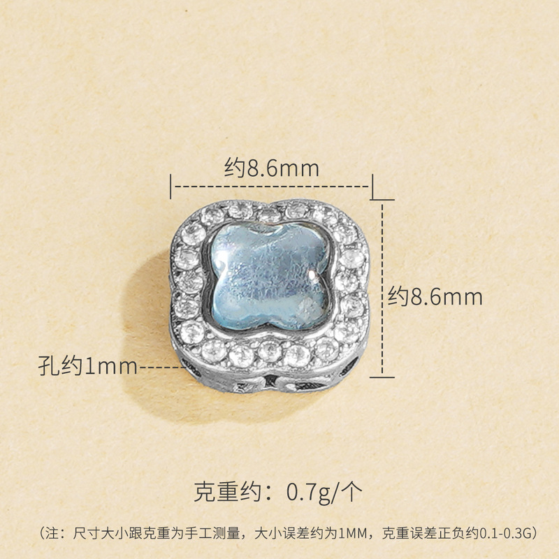 S925 スターリングシルバー天然アクアマリンクリスタルビーズペンダントペンダント diy ビーズルースビーズジュエリーアクセサリー卸売|undefined