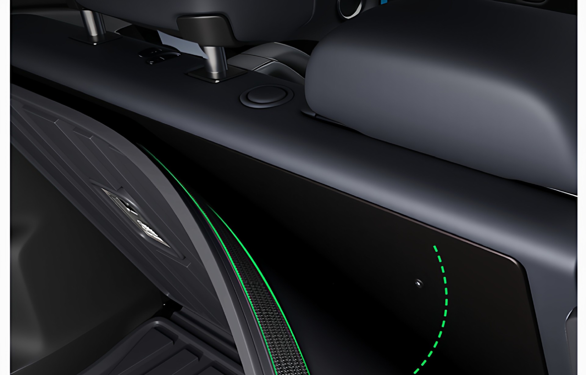 Suitable for Ideal I6/L6/L7/I8/L9/L8 Front and Rear Trunk Mats, Tpe Car-Specific Integrated Trunk Mat