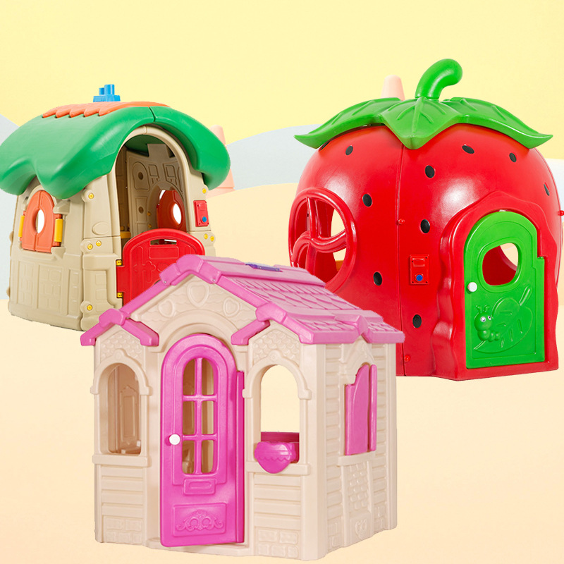 Children's Play House small house toy house kindergarten castle tent plastic doll villa house Princess slide