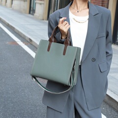 真皮托特包女2023新款時尚女包通勤斜挎包女大容量簡約大氣手提包