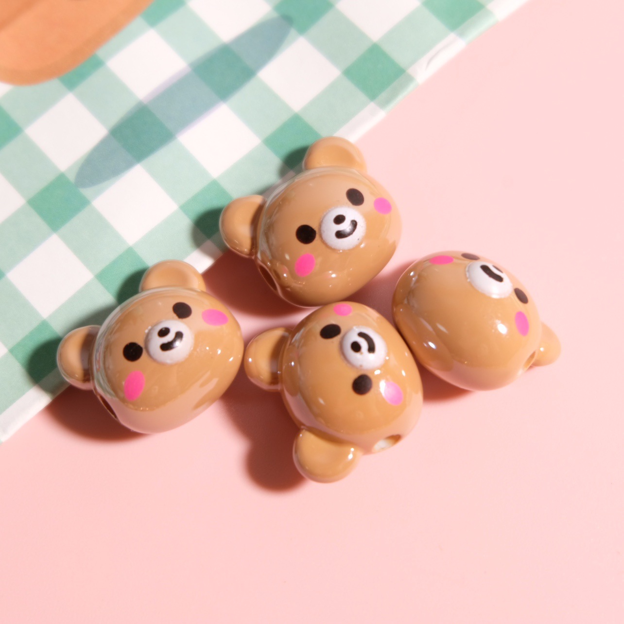 5g Weight Beads Jewelry Making Type 18 * 20mm Jewelry Making Size DIY Jewelry Accessories Classification 1 Piece Quantity Acrylic Material Rabbit, Star, Bear Pattern Cartoon Style Style 1 Piece 18 * 20mm Arylic Rabbit Star Bear DIY Jewelry Accessories Beads 5