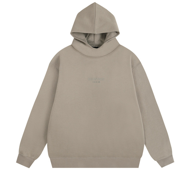 クロスボーダーfear of god fog essentials潮牌衛衣oversizeカップル綿パーカー|undefined