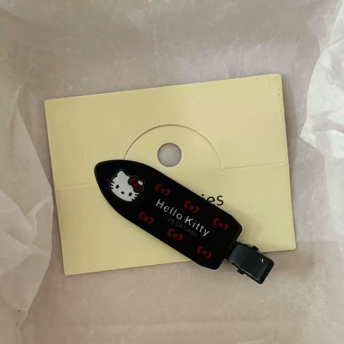 Sweet Cool Retro Grid Cat Hairpin sin rastros Clip lateral Clip dulce Clip de boca de pato Clip de cabello para niños toque de cabello