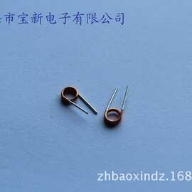2T5 0.5MM 5MM空心电感线圈 生产源头厂家直销电子元器件立式插件
