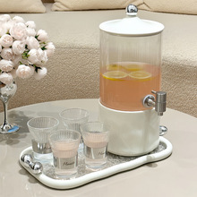 新陶轻奢玻璃冷水壶耐高温凉水壶饮料桶带龙头果茶桶水壶水杯套装