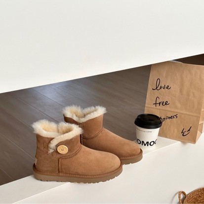 Sangpo botas de nieve de cabra de mujer un nuevo clásico de tubo largo con terciopelo grueso y calentamiento con zapatos de algodón