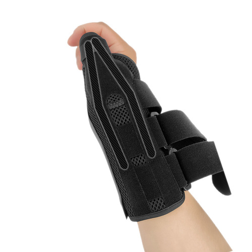 Cross-border sports wristbands carbon fiber support thumb protection pressurized palm wristbands sporting goods protective gear