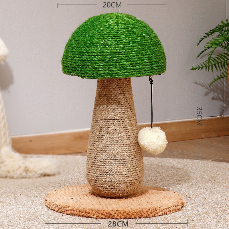 Tablero de agarre para gatos para interiores, poste de agarre para gatos, juguete para gatos, marco de escalada para gatos, garra vertical, cuerda de cáñamo, bola de agarre, juguete sin migajas