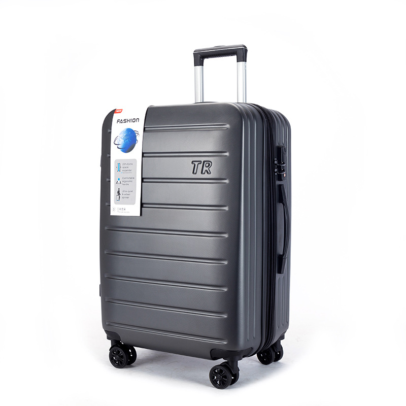 Dây kéo hai lớp nâng cao và mở rộng màu đen kinh doanh / 20 inch