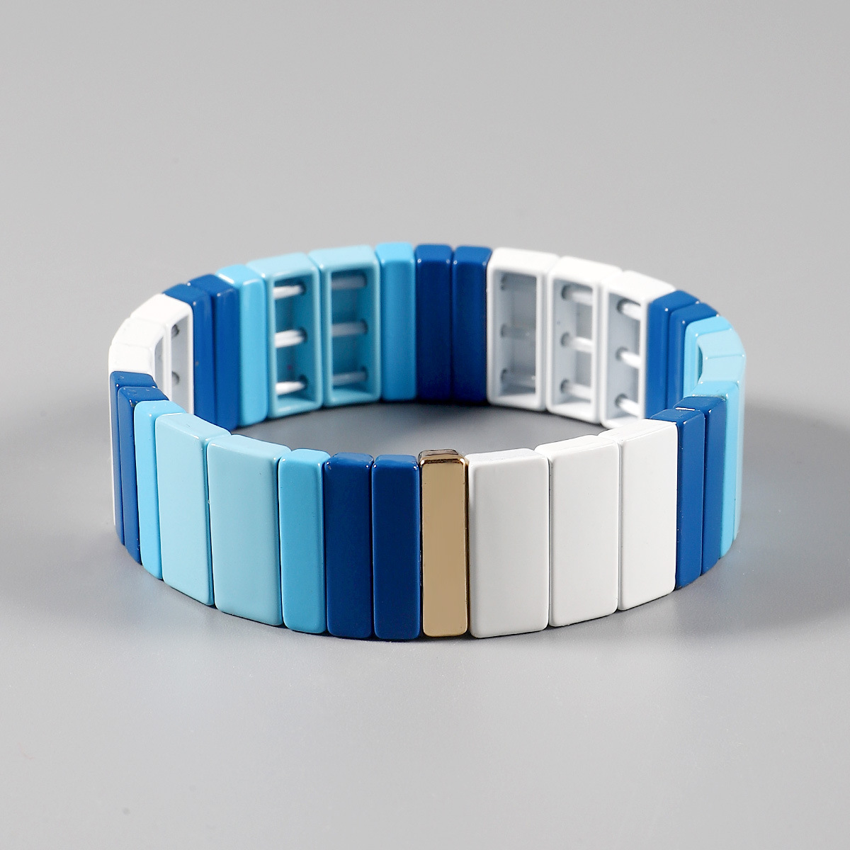 1 Piece Retro Color Block Enamel Handmade Womenu0027S Bangle