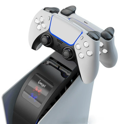 PS5 Rainbow Bridge Double Charging PS5 беспроводная ручка сидение PS5 игровая ручка двойной посадочной станции с подсветкой LED PG-P5016