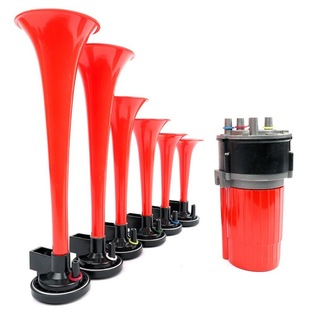 High-Power Music Electric Horn Motor Modification Manufacturer Export 6-Tube 12/24V Air Horn