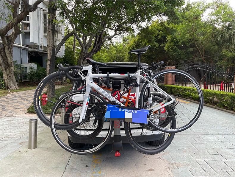 Ridge Bike Rack Mountain Bike Road Bike Trailer Hitch Universal Hanging Car Tilt Foldable