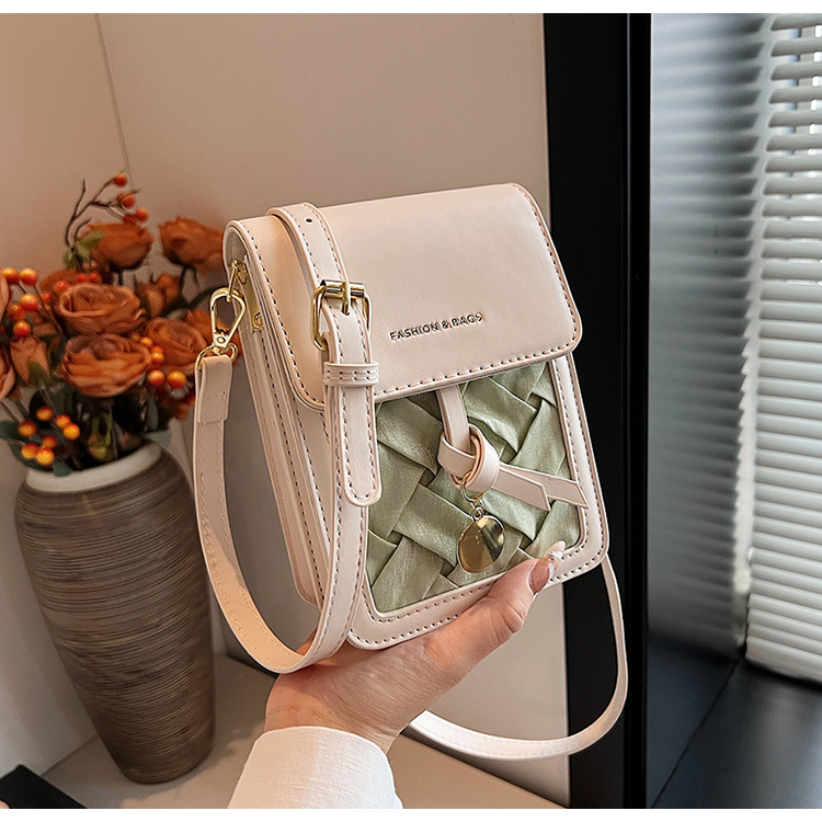 2025 New Fashion Women's Phone Casual Versatile Trendy Single Shoulder Crossbody Water-Resistant PU Leather Bag_voghion.com