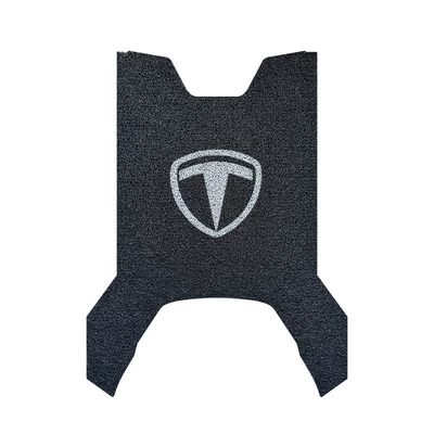 Taiwan bell fire eye mecha 3 seal god EB electric self version electric car foot pad electric car CE version foot pad special modification decoration (Electric vehicle foot mat) - logo-tailing-fengshen-electric-self-eb-version-foot-mats