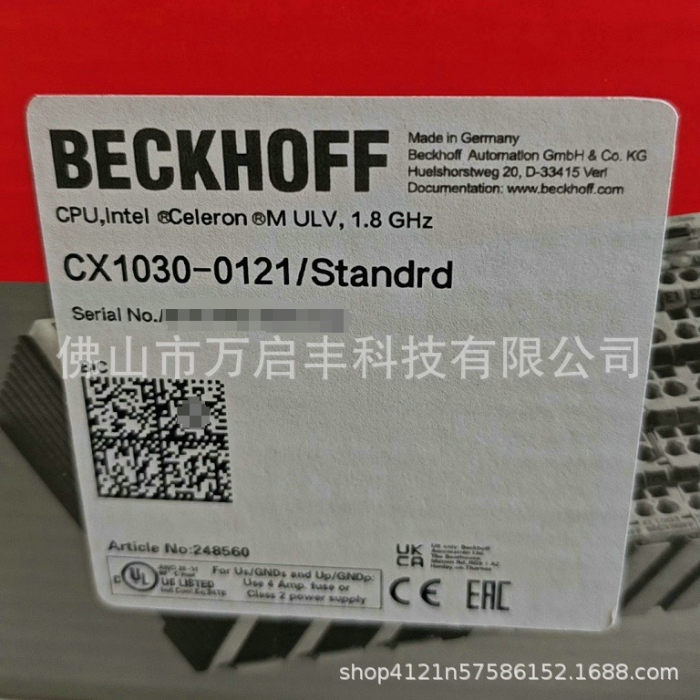 倍福控制器  CX1030-0121  全新现货 议价