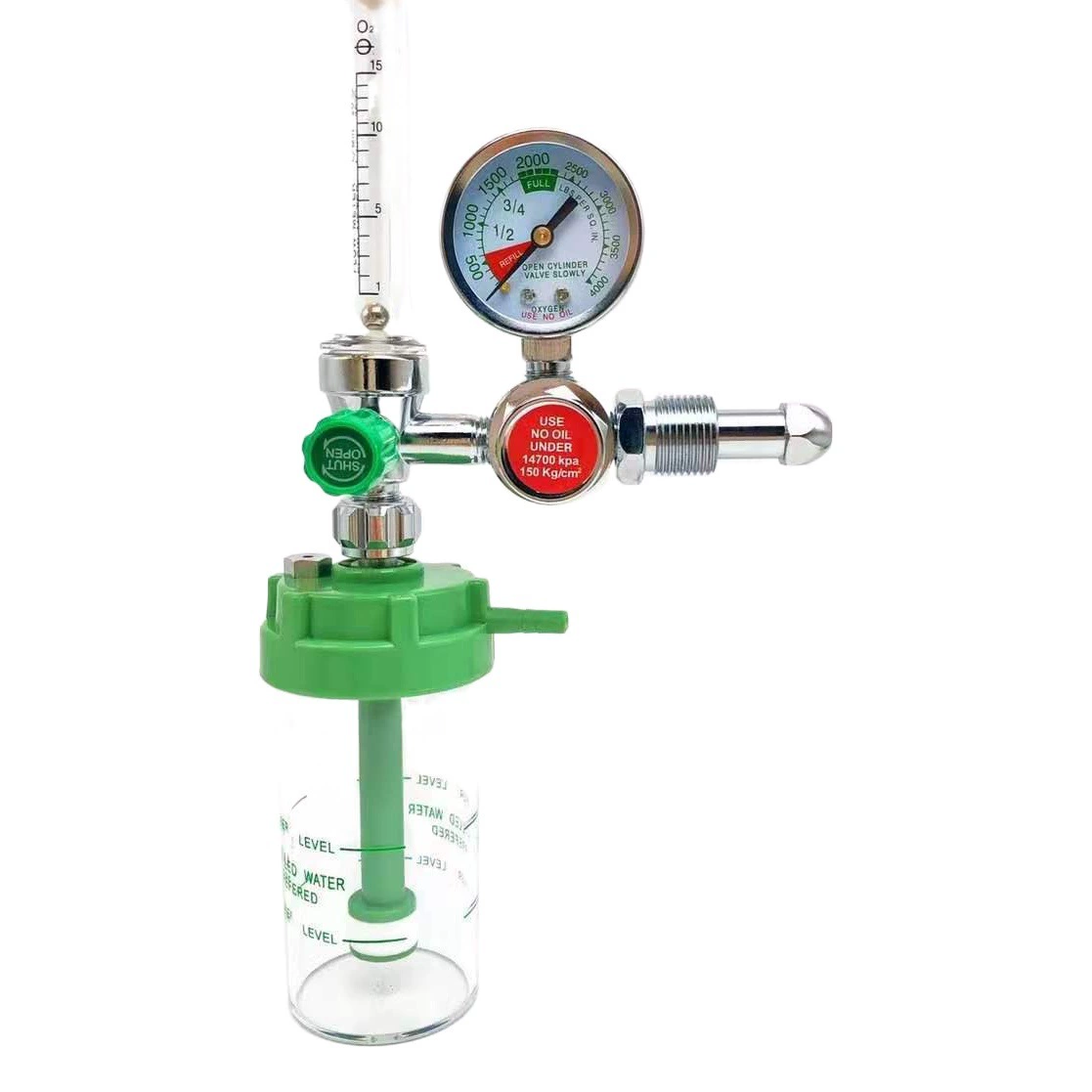 Измеритель расхода кислорода, ингалятор кислорода, увлажнитель G5/8 с внутренней резьбой, портативное кислородное оборудование для экспорта