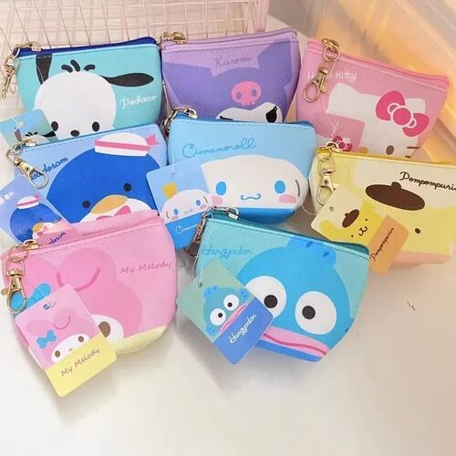 New HelloKitty Coin Purse Pacha Dog Coin Purse Cartoon Key Bag Student Small Storage Bag