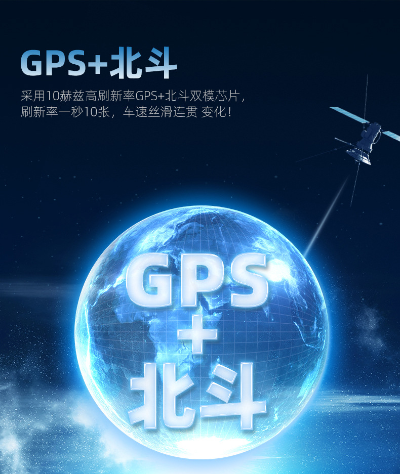 Smart Car Hud Head-Up Display Car High-Definition Gps Speed Alarm Odometer Universal Digital Speedometer