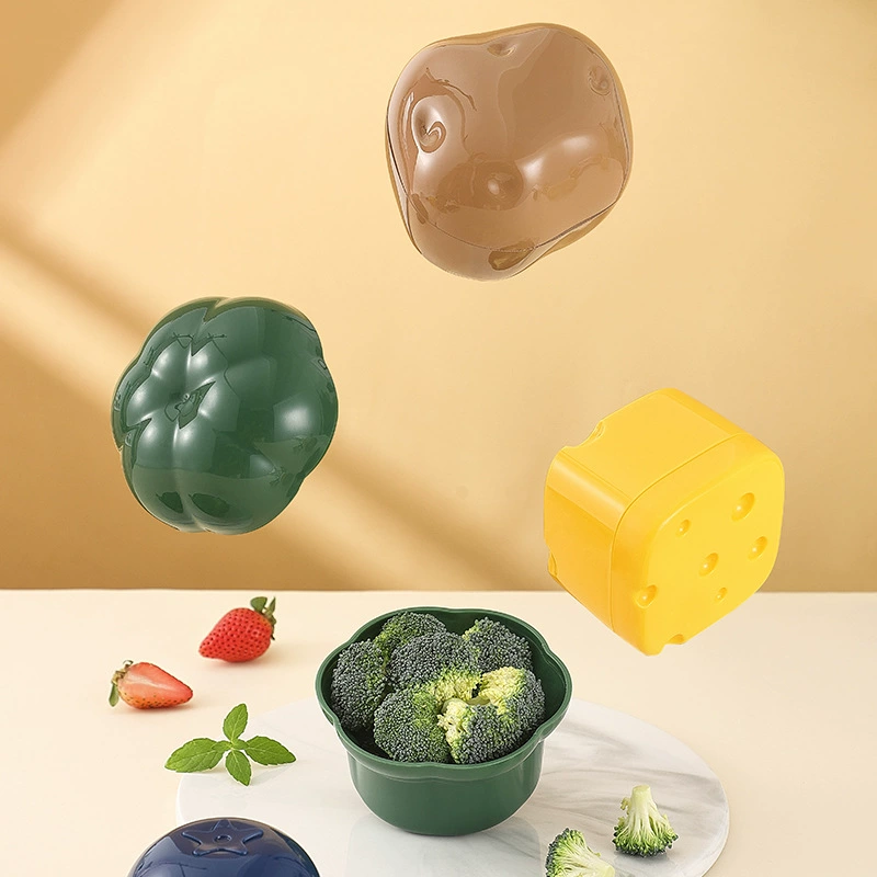 Пластиковый контейнер для хранения брокколи, картофеля и других продуктов, коробка для свежести фруктов и овощей, упаковочная емкость для кухни с герметичной крышкой для холодильника