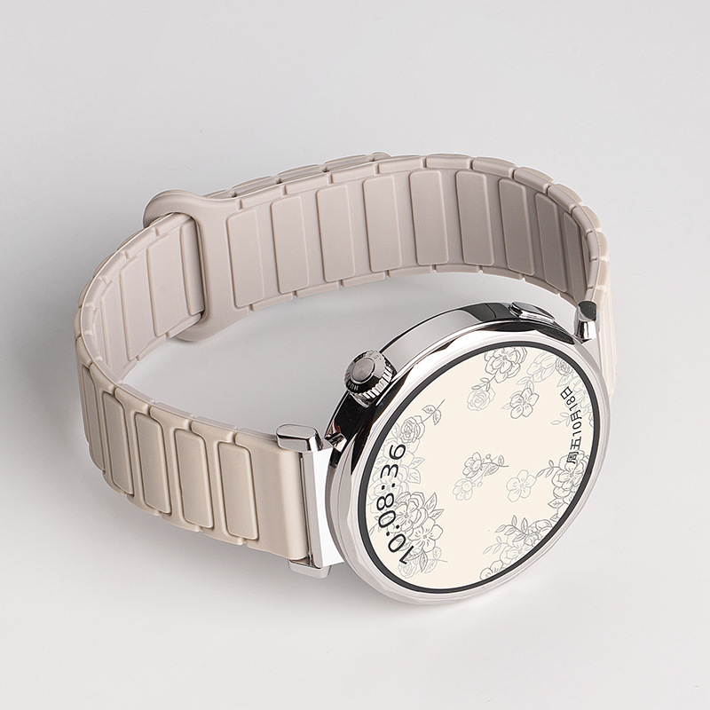 外国貿易に適した Huawei gt5 ウォッチ watchgt4 レディース watch4pro シリコン磁気吸引同じスタイルの高級時計ストラップ|undefined