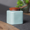 Kongshan Xinyu Creative Longquan celadon brother kiln ice crack mid -number universal tea jar ceramic seal jar wholesale