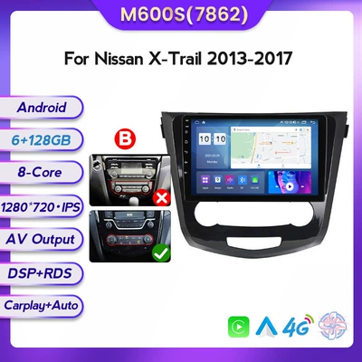 X-Trail Rogue Android — DVD Navigation - m600s-6128-eight-nuclear-netcom-b