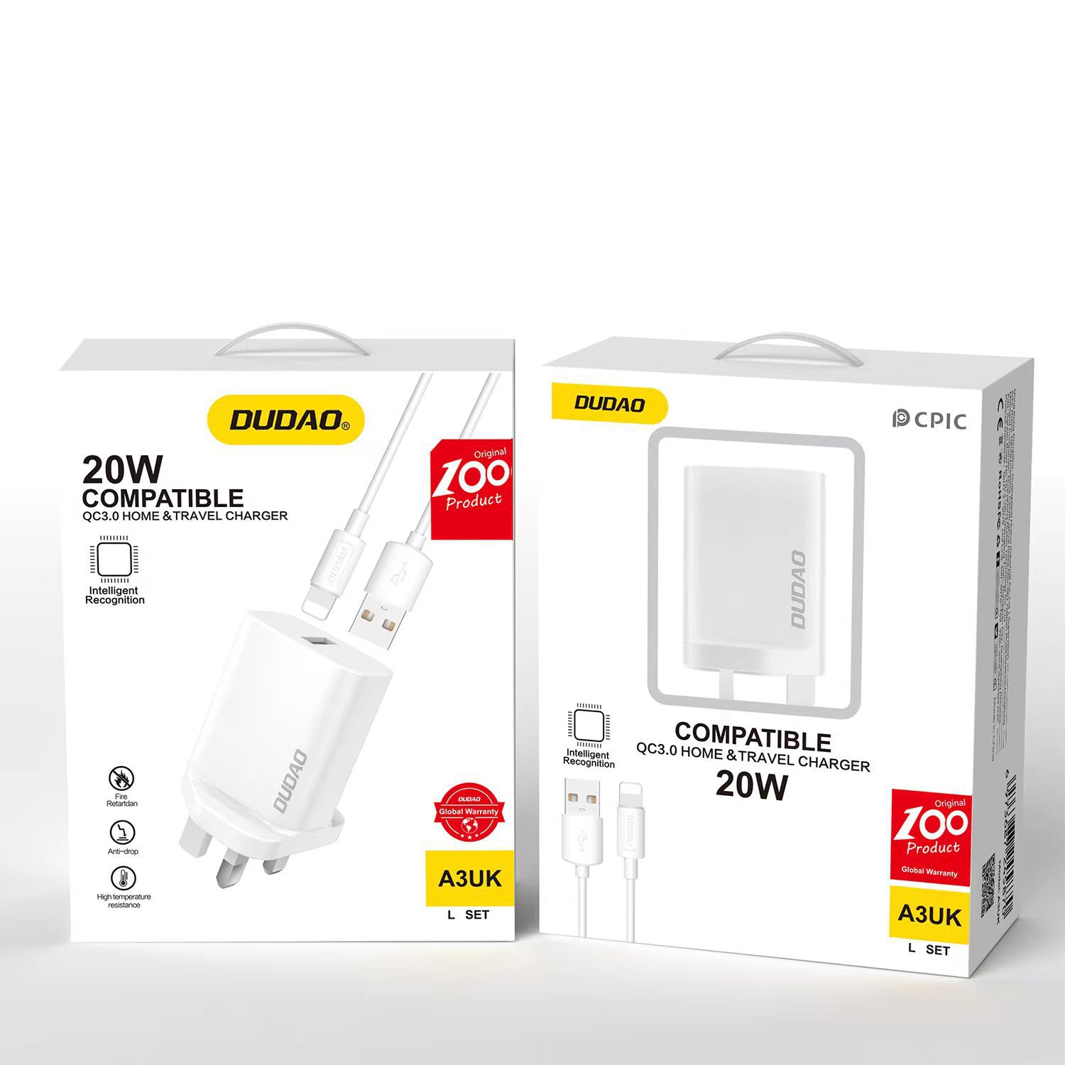 A3UK British standard 5V3A QC3.0 mobile fast charging head CE certified charger_voghion.com