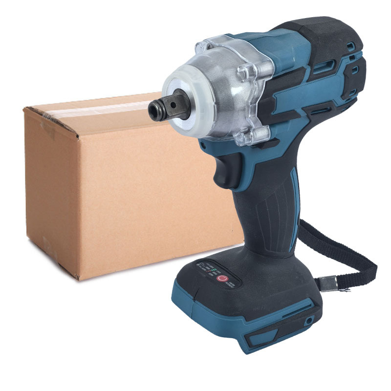 Llave de impacto eléctrica de litio sin escobillas llave eléctrica destornillador portátil gran par de reparación de automóviles pistola de aire fábrica al por mayor