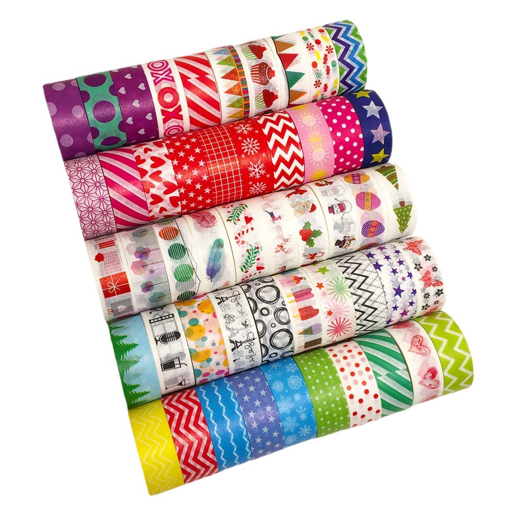 Фабрика оптом трансграничная оптовая продажа цвет DIY ручной счет украшение Рождественский праздник красота и бумажная лента 3 метра